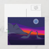 Carte Postale Jurassic Sunset (Devant / Derrière)