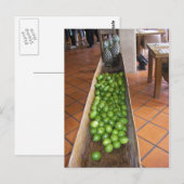 Carte Postale Jus de citron ou jus d'ananas ? (Devant / Derrière)