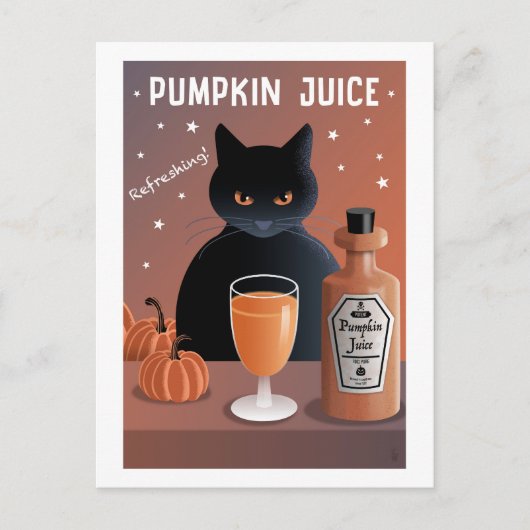 Carte Postale Jus de citrouille (Devant)