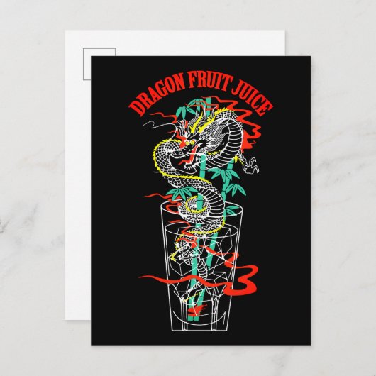Carte Postale Jus de fruit du dragon (Devant / Derrière)