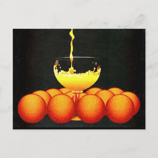 Carte Postale Jus d'orange / Oranges ... Mark Edward Westerfield (Devant)