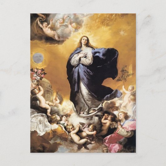 Carte Postale Jusepe de Ribera- Conception Immaculée (Devant)