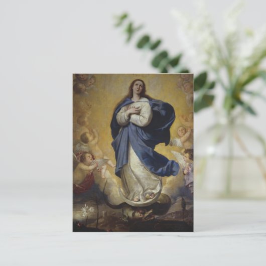 Carte Postale Jusepe de Ribera - L'Immaculée (Debout devant)