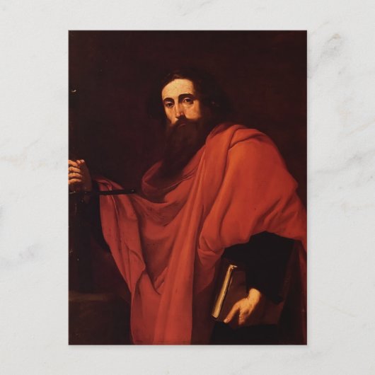 Carte Postale Jusepe de Ribera - Saint Paul (Devant)