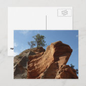 Carte Postale Jusqu'à Angels Landing dans le parc national de Si (Devant / Derrière)