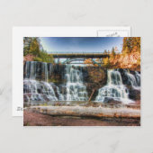 Carte Postale Jusqu'à Gooseberry Falls (Devant / Derrière)