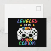 Carte Postale Jusqu'à la maternelle Retour à l'école Gamer (Devant / Derrière)