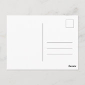 Carte Postale Jusqu'à la mort nous séparons Skeleton Couple Mono (Dos)