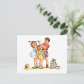 Carte Postale "Jusqu'À Quelle Taille Êtes-Vous ?" (Debout devant)