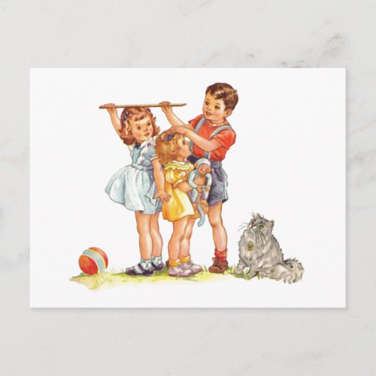 Carte Postale "Jusqu'À Quelle Taille Êtes-Vous ?" (Devant)