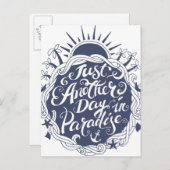 Carte Postale Just Another Day à Paradise (Devant / Derrière)