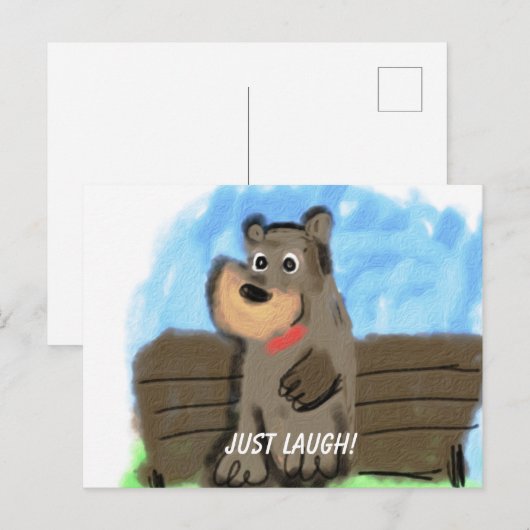 Carte Postale Just Laugh (Devant / Derrière)