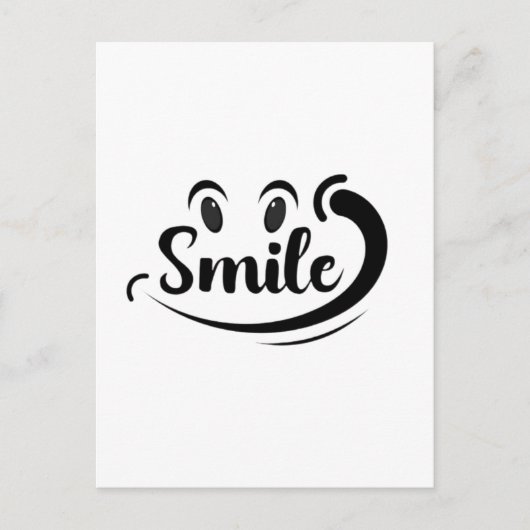 Carte Postale Just Smile Keep Smiling Smile More Stay Smiling A (Devant)