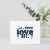 Carte Postale juste aime-moi (Debout devant)