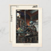 Carte postale "Juste au coin" (Devant / Derrière)