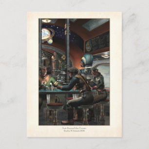 Carte postale "Juste au coin"