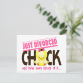 Carte Postale Juste Chick Divorcé (Debout devant)