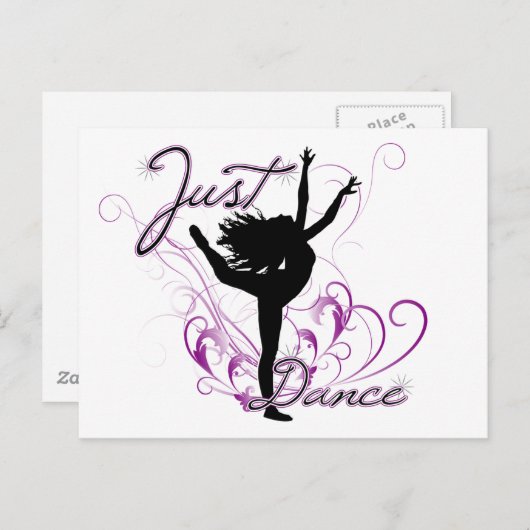 Carte Postale Juste danser (Devant / Derrière)