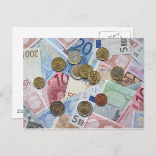 Carte Postale Juste de l'argent (Devant / Derrière)