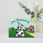 Carte Postale Juste déplacé (Debout devant)