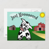 Carte Postale Juste déplacé (Devant / Derrière)