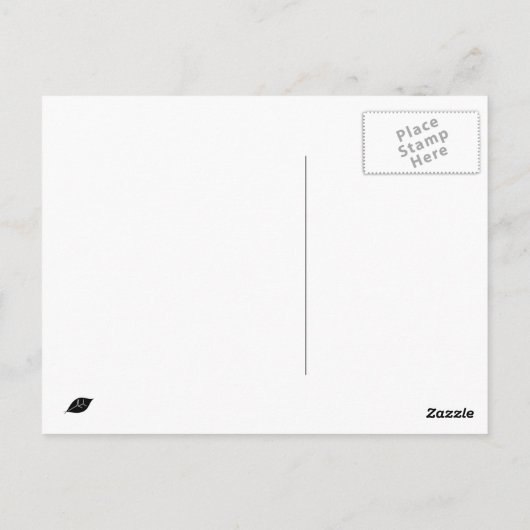 Carte Postale Juste détendez-vous (Dos)