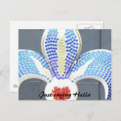 Carte Postale Juste dire bonjour (Devant / Derrière)