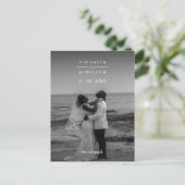 Carte Postale Juste Eloped Moderne Classique Soirée de Mariage É (Debout devant)