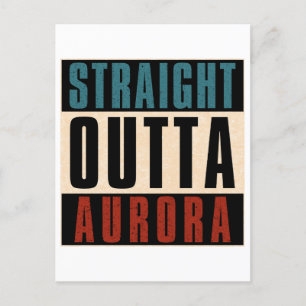 Carte Postale Juste En Face D'Aurora Colorado CO