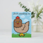 Carte Postale Juste en marchant après le croisement (Debout devant)