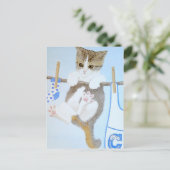 Carte Postale Juste en traînant ! (Debout devant)