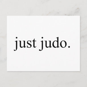 Carte Postale Juste Judo