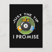 Carte Postale Juste Le Conseil Je Promets Billard (Devant)