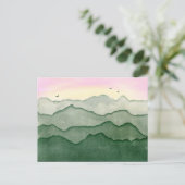 Carte Postale Juste les montagnes (Debout devant)