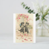 Carte Postale Juste marié Kitty Chats (Debout devant)