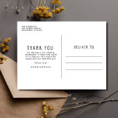 Carte Postale Juste marié Mariage photo Merci