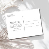 Carte Postale Juste marié Mariage photo Merci