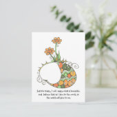 Carte Postale Juste pour aujourd'hui, (Debout devant)