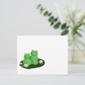 Carte Postale Juste pour les enfants FROG FAMILY ... (Debout devant)