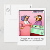 Carte Postale Juste Pour Rire Humour (Devant / Derrière)