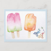 Carte Postale Juste pour vous - Popsicle (Devant)