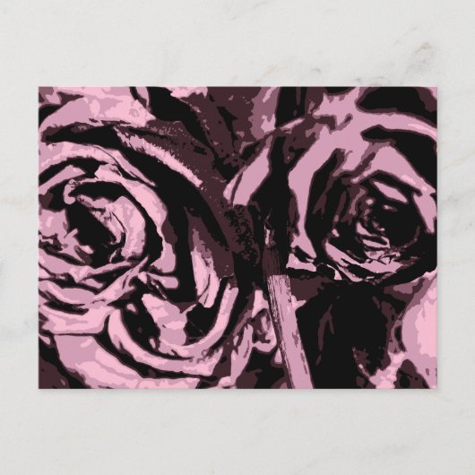 Carte Postale Juste quelques Roses (Devant)