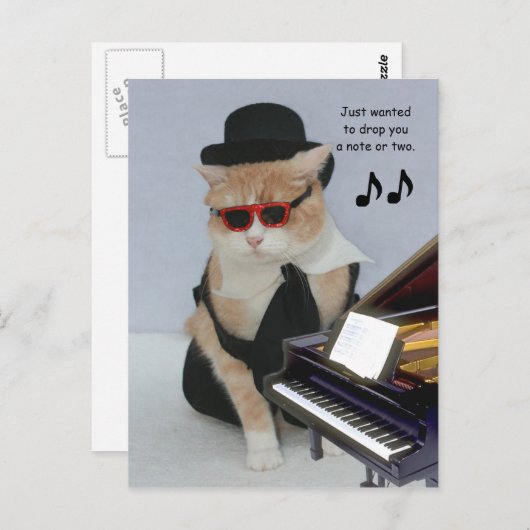 Carte Postale Juste Recherché pour vous laisser tomber une note (Devant / Derrière)