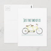 Carte Postale Juste tous les deux (Devant / Derrière)