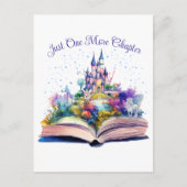 Carte Postale Juste Un Chapitre De Plus - Louveur De Livre (Devant)