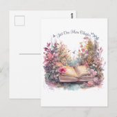 Carte Postale Juste Un Chapitre De Plus - Louveur De Livre (Devant / Derrière)