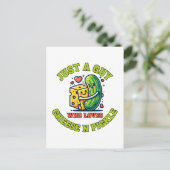 Carte Postale Juste un gars qui aime le pickle (Debout devant)