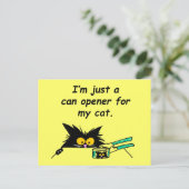 CARTE POSTALE JUSTE UN OUVRIER DE CASSE POUR MON CHAT (Debout devant)