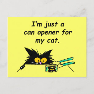 CARTE POSTALE JUSTE UN OUVRIER DE CASSE POUR MON CHAT