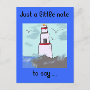 Carte Postale Juste un petit mot,